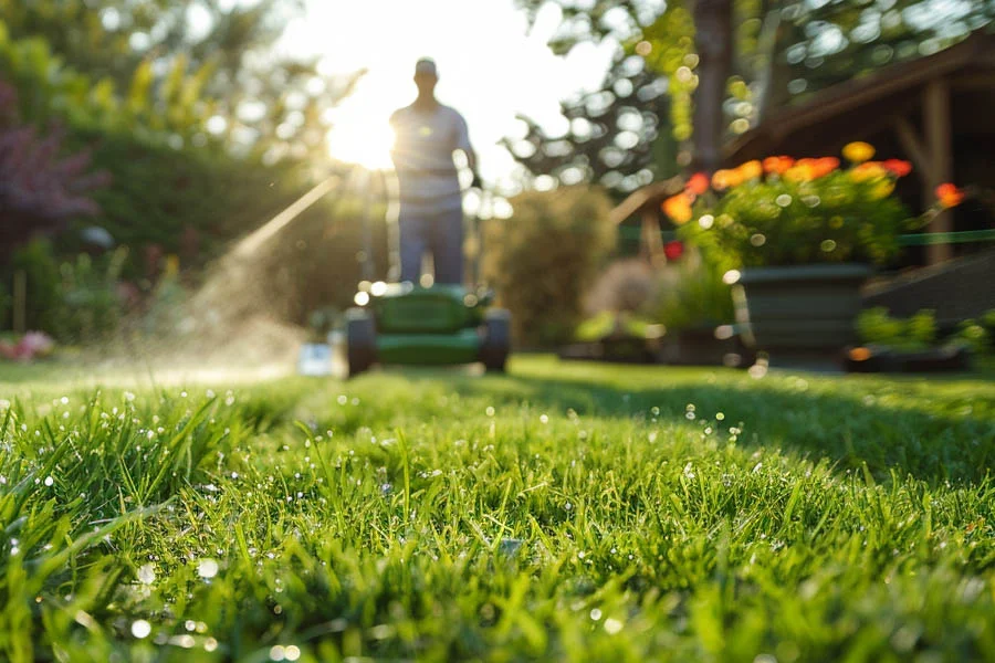 battery charged lawn mowers